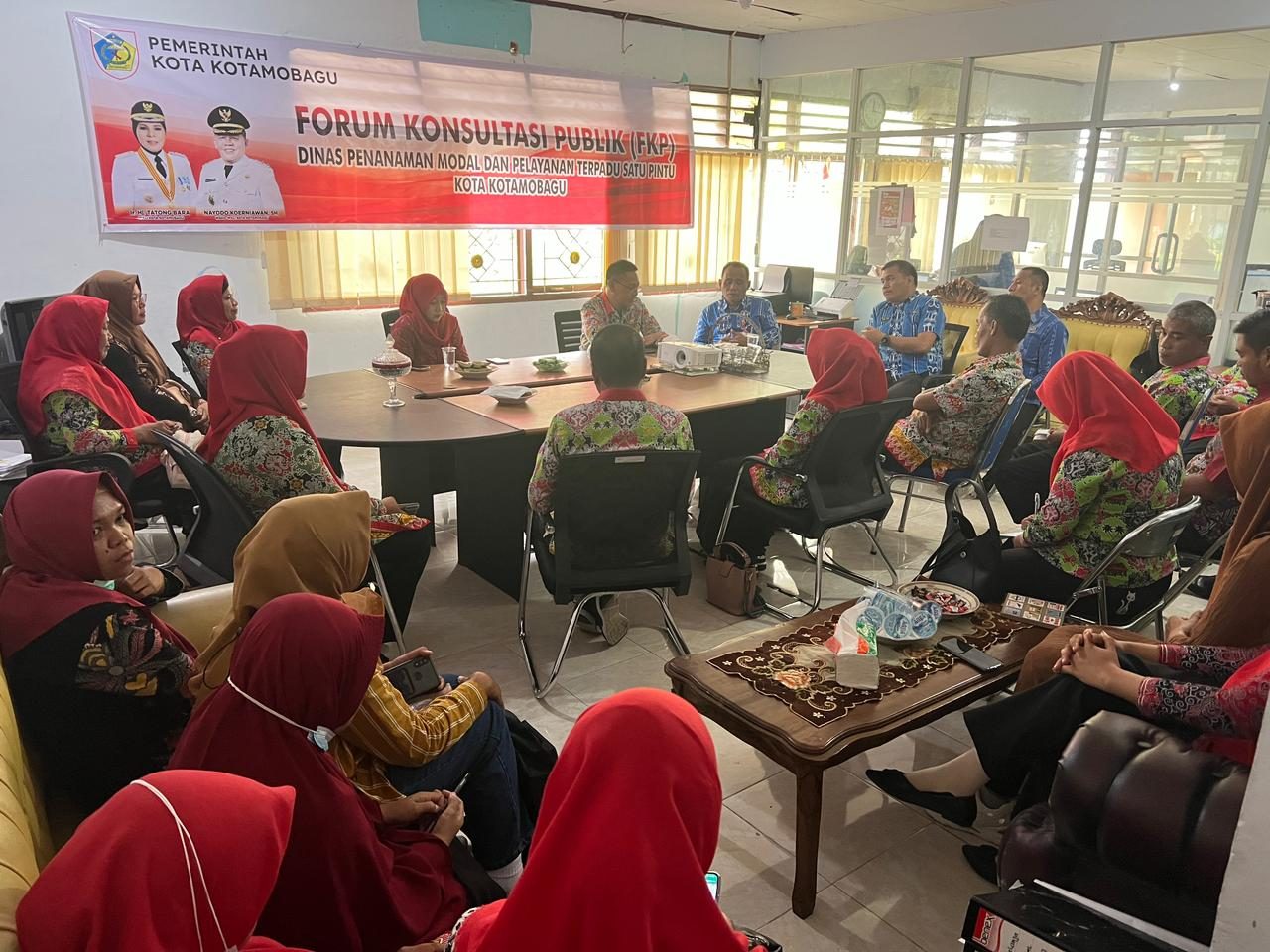 Kunjungan Kerja Dinas PMPTSP Kabupaten Bolaang Mongondow Utara 